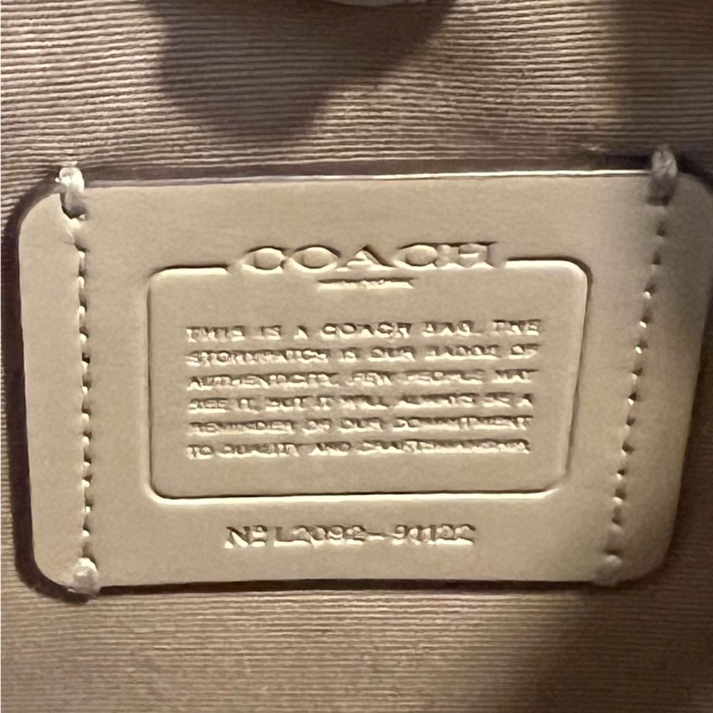 Coach Coral Leather Shoulder Bag - Picture 8 of 14